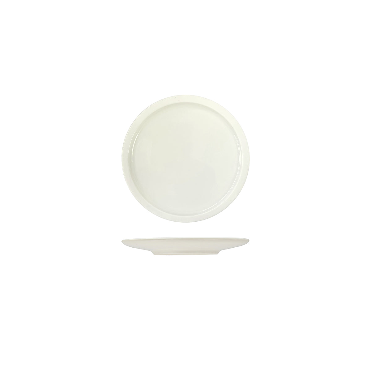 Flat COUPE Plate - 160mm, Ease Ivory