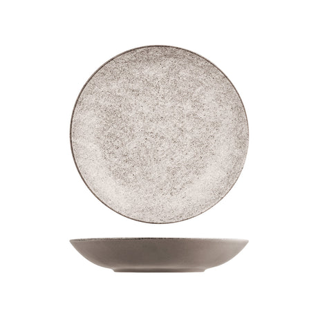Round Deep Coupe Plate - 280Mm, Opulenz from Rak Porcelain. Textured, made out of Porcelain and sold in boxes of 12. Hospitality quality at wholesale price with The Flying Fork! 