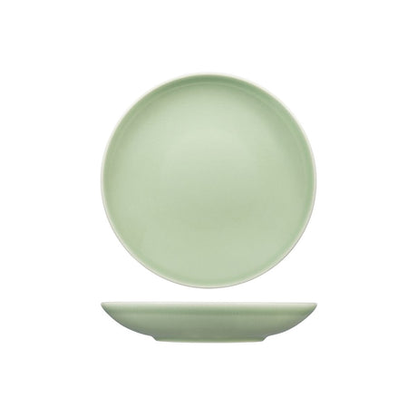 Round Coupe Bowl - Green, 230Mm, Vintage from Rak Porcelain. made out of Porcelain and sold in boxes of 12. Hospitality quality at wholesale price with The Flying Fork! 