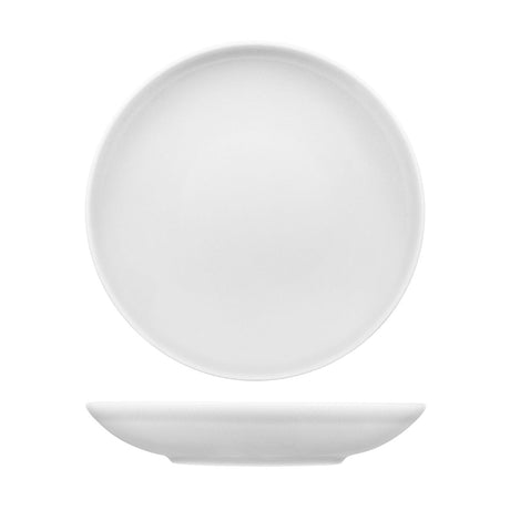 Round Coupe Bowl - White, 260Mm, Vintage from Rak Porcelain. made out of Porcelain and sold in boxes of 12. Hospitality quality at wholesale price with The Flying Fork! 