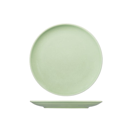 Round Coupe Plate - Green, 240Mm, Vintage from Rak Porcelain. made out of Porcelain and sold in boxes of 12. Hospitality quality at wholesale price with The Flying Fork! 