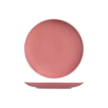 Round Coupe Plate - Pink, 240Mm, Vintage from Rak Porcelain. made out of Porcelain and sold in boxes of 12. Hospitality quality at wholesale price with The Flying Fork! 