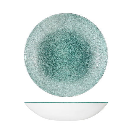 Bowl - Coupe, 426ml, Raku, Jade Green from Churchill