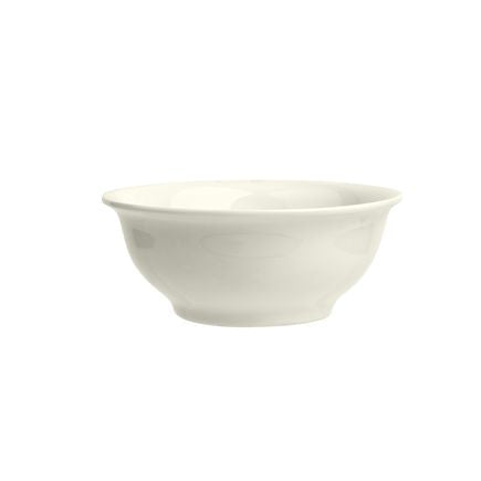 White Salad Bowl on white background