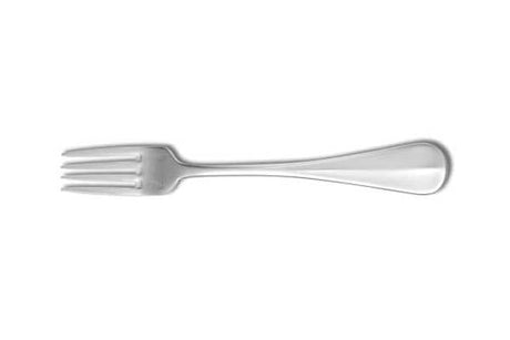 Stainless Steel Oyster Fork on white background