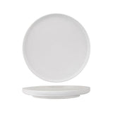 Marble coloured plate on white background