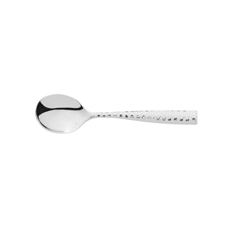 Soup Spoon - Lucca Faceted from Fortessa. made out of Stainless Steel and sold in boxes of 12. Hospitality quality at wholesale price with The Flying Fork! 