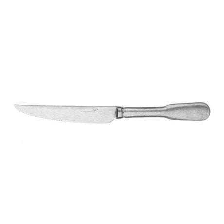 Steak Knife - Fiddle from Charingworth. Satin Finish, made out of Stainless Steel and sold in boxes of 12. Hospitality quality at wholesale price with The Flying Fork! 