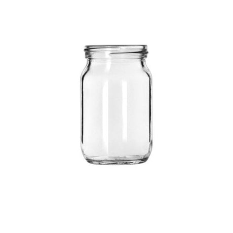 Small beer can tasting jar n white background