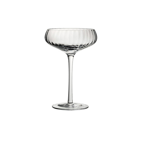 Cocktail Coupe - 260Ml, Society from Utopia. Textured Glass, made out of Glass and sold in boxes of 24. Hospitality quality at wholesale price with The Flying Fork! 