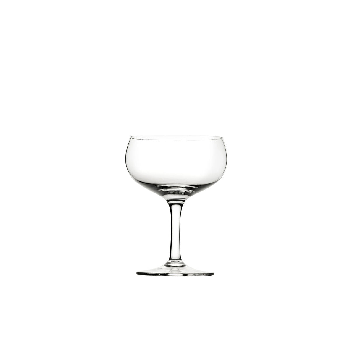 Retro inspired champagne coupe from Utopia, laser cut across different line, diamond or more intricate vintage patterns. Sturdy and dishwasher safe, ideal to create a speakeasy or 20 s atmosphere.