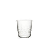Retro inspired whiskey tumbler from Utopia, laser cut across different line, diamond or more intricate vintage patterns. Sturdy and dishwasher safe, ideal to create a speakeasy or 20 s atmosphere.