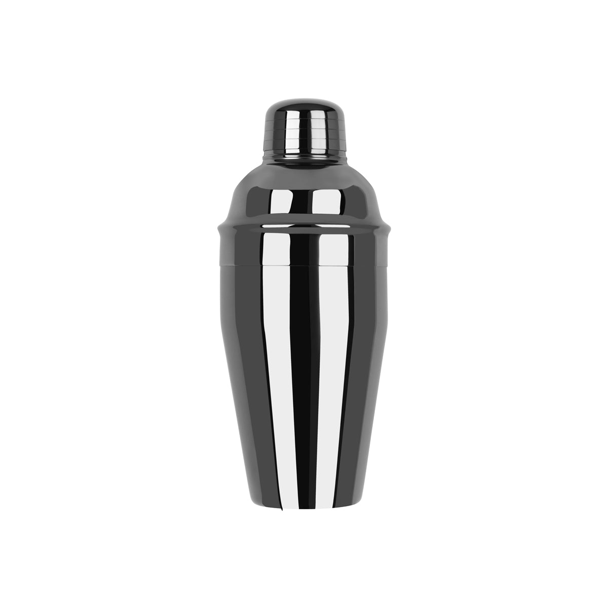 Classic Club Cocktail Shaker - 3Pc, Gun Metal,500Ml from Zanzi. Packed in a gift box and sold in boxes of 1. Hospitality quality at wholesale price with The Flying Fork! 