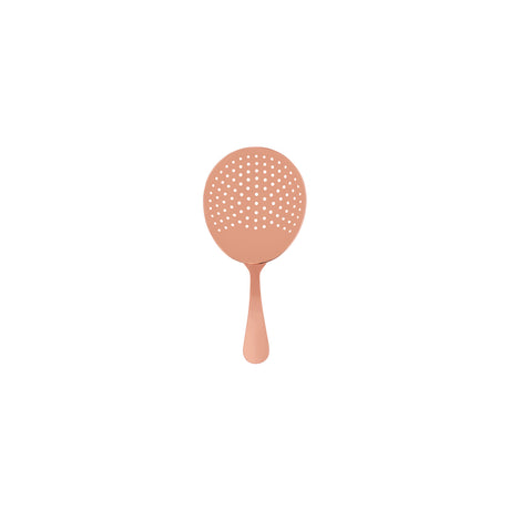 Club Julep Strainer - Rose Gold from Zanzi. Packed in a gift box and sold in boxes of 1. Hospitality quality at wholesale price with The Flying Fork! 