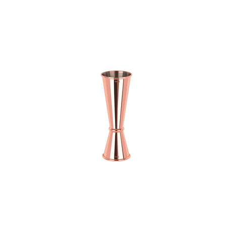 Tokyo Jigger - W/Curled Edge, Rose Gold, 30/60Ml from Zanzi. Packed in a gift box and sold in boxes of 1. Hospitality quality at wholesale price with The Flying Fork! 