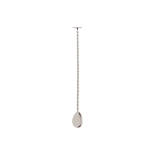 Tail Disk Bar Spoon W/Muddler from Zanzi. Packed in a gift box and sold in boxes of 1. Hospitality quality at wholesale price with The Flying Fork! 