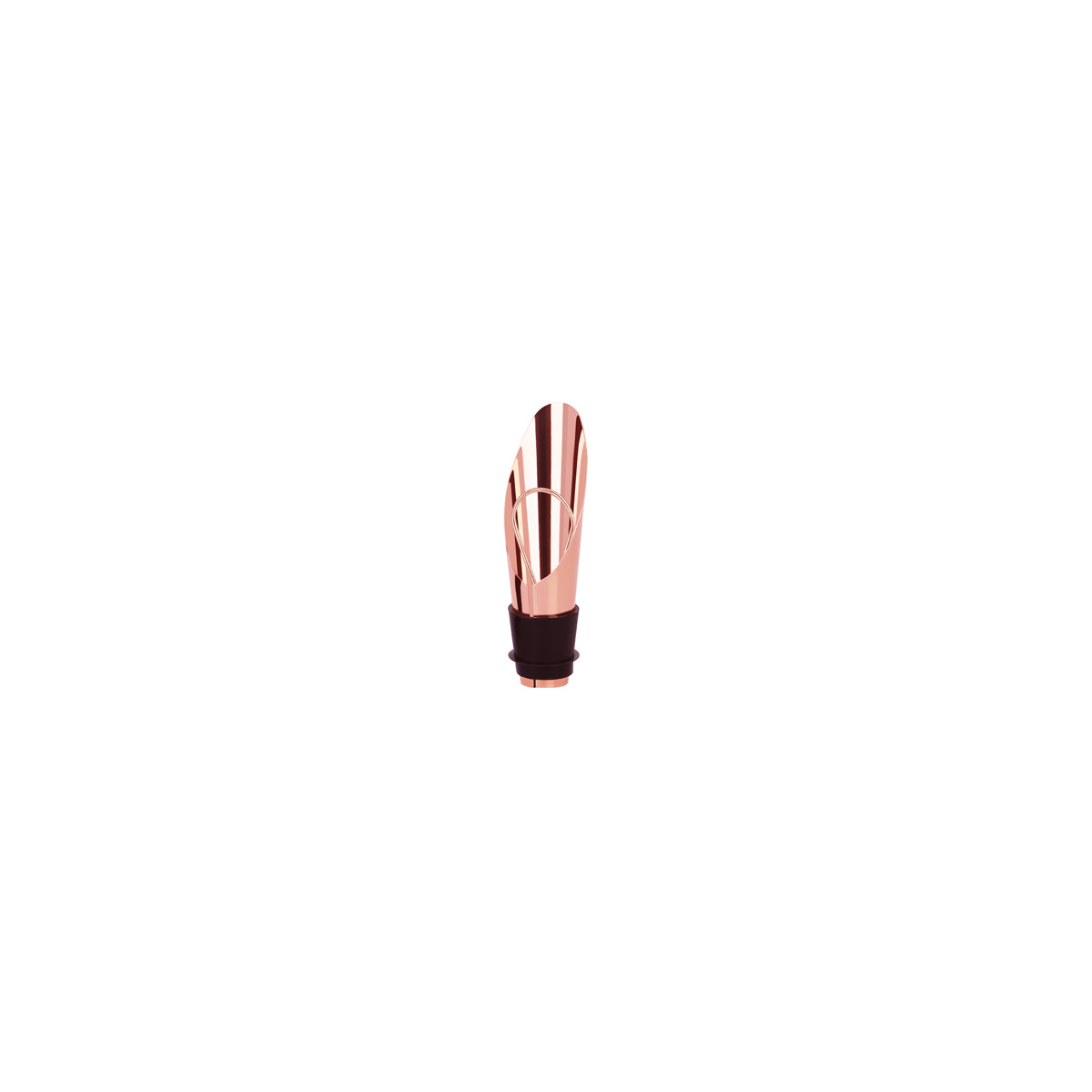 Wine Stopper - W/Pouring Spout, Rose Gold from Zanzi. Packed in a gift box and sold in boxes of 1. Hospitality quality at wholesale price with The Flying Fork! 