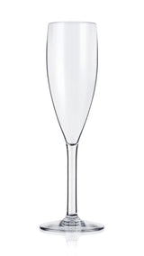 Palm Unbreakable Flute Glass - 200ml from Palm Products. made out of Tritan - BPA Free and sold in boxes of 4. Hospitality quality at wholesale price with The Flying Fork! 