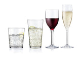 Palm Unbreakable Flute Glass - 200ml: Pack of 4