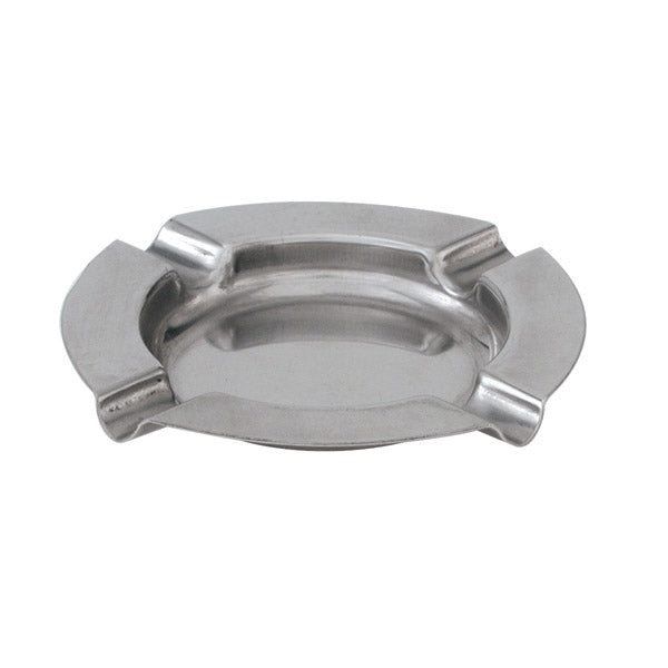 Ashtray - S-S, Round, 125mm from TheFlyingFork. Sold in boxes of 1. Hospitality quality at wholesale price with The Flying Fork! 