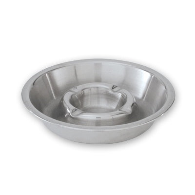 Ashtray - S-S, Double Well, 160mm from TheFlyingFork. Sold in boxes of 1. Hospitality quality at wholesale price with The Flying Fork! 