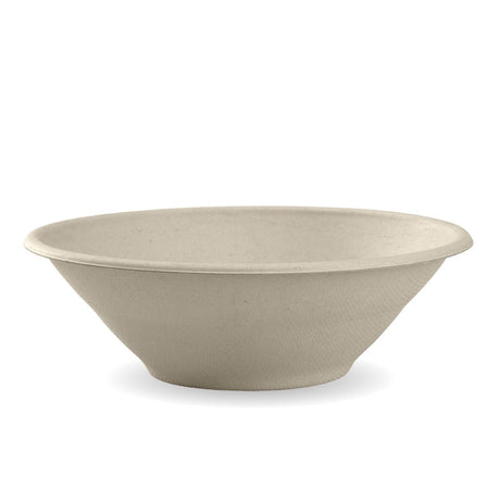 Biocane Bowl - Natural, 32oz (Box of 400) from BioPak. Compostable, made out of Sugarcane and sold in boxes of 1. Hospitality quality at wholesale price with The Flying Fork! 