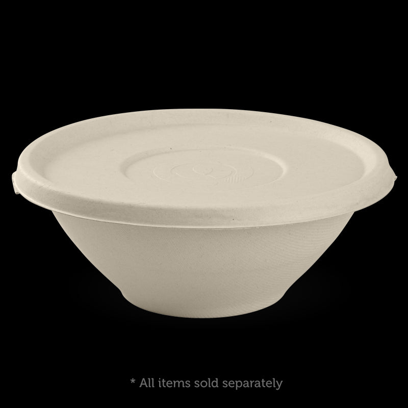 1,180ml (40oz) Bio-bowl - Natural - Carton of 400 units