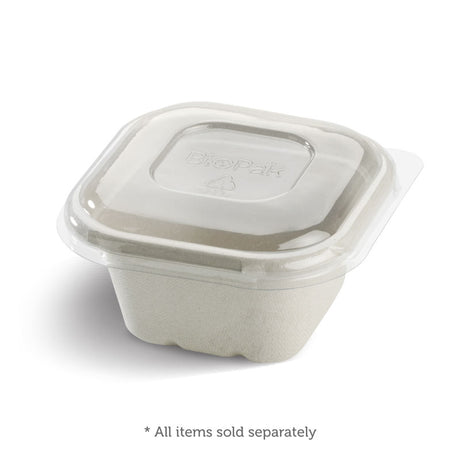 280, 480 and 630ml base PET lid - clear - Carton of 600 units