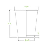 390ml (12oz) cup (fits large lids) - art series - Carton of 1000 units