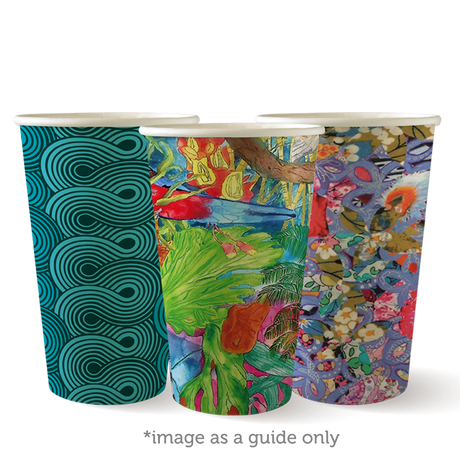 510ml (16oz) cup (fits large lids) - art series - Carton of 1000 units