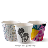 Biocup Double Wall - Art Series, 8oz, 90mm (Box of 1000) from BioPak. Compostable, made out of Paper and Bioplastic and sold in boxes of 1. Hospitality quality at wholesale price with The Flying Fork! 