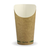 Chip Biocup - Kraft, 16oz (Box of 1000) from BioPak. Compostable, made out of Paper and sold in boxes of 1. Hospitality quality at wholesale price with The Flying Fork! 
