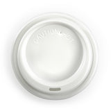 90mm PS large lid - fits all 90mm cups - white - Carton of 1000 units