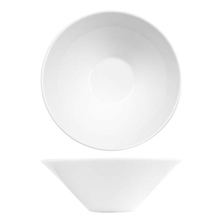 Bowl - Flared, 230mm from Art de Cuisine. Flared edges, made out of Porcelain and sold in boxes of 6. Hospitality quality at wholesale price with The Flying Fork! 