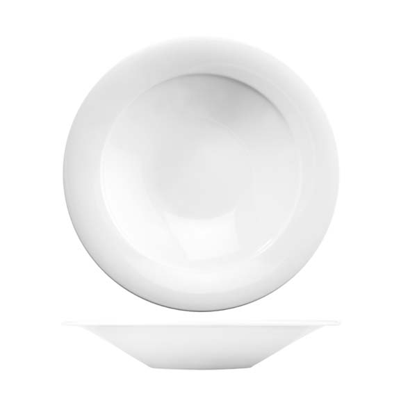 Bowl - Mid Rim, 228mm from Art de Cuisine. made out of Porcelain and sold in boxes of 6. Hospitality quality at wholesale price with The Flying Fork! 