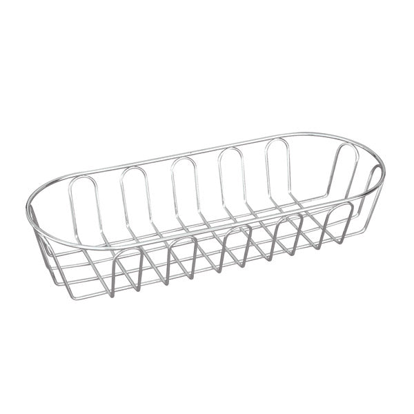 Bread Basket - Chrome, Rect. 240 x 115mm from TheFlyingFork. Sold in boxes of 1. Hospitality quality at wholesale price with The Flying Fork! 