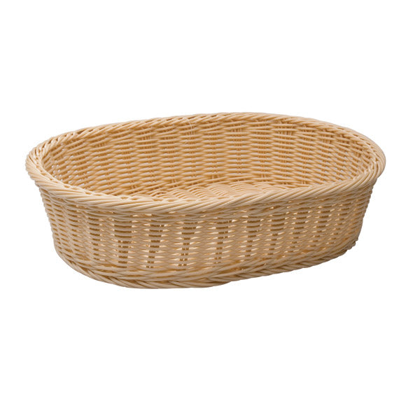 Bread Basket - Hd Pp, Oval, 380 x 270 x 90mm from TheFlyingFork. Sold in boxes of 1. Hospitality quality at wholesale price with The Flying Fork! 