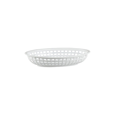 Bread Basket - Pp, Oval, White, 240 x 150 x 50mm from TheFlyingFork. Sold in boxes of 36. Hospitality quality at wholesale price with The Flying Fork! 