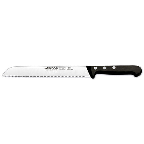 Bread Knife - 200mm, Serrated from Arcos. Sold in boxes of 1. Hospitality quality at wholesale price with The Flying Fork! 