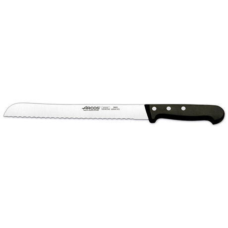 Bread Knife - 250mm, Serrated from Arcos. Sold in boxes of 1. Hospitality quality at wholesale price with The Flying Fork! 