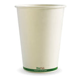 Biobowl - White with Green Stripe, 32oz (Box of 500) from BioPak. Compostable, made out of Paper and Bioplastic and sold in boxes of 1. Hospitality quality at wholesale price with The Flying Fork! 