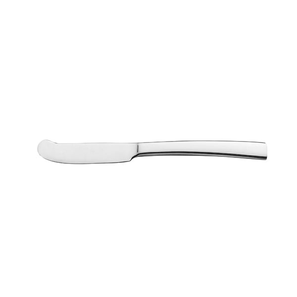 Butter Knife - Solid Handle, LONDON from Basics. made out of Stainless Steel and sold in boxes of 12. Hospitality quality at wholesale price with The Flying Fork! 