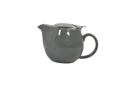Infusion Teapot - with S-S Lid-Infuser, 350ml, French Grey from Brew. made out of Stoneware and sold in boxes of 2. Hospitality quality at wholesale price with The Flying Fork! 