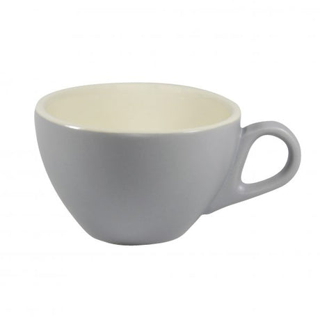 Latte Cup - 280ml, Silver Ice-White from Brew. made out of Stoneware and sold in boxes of 6. Hospitality quality at wholesale price with The Flying Fork! 