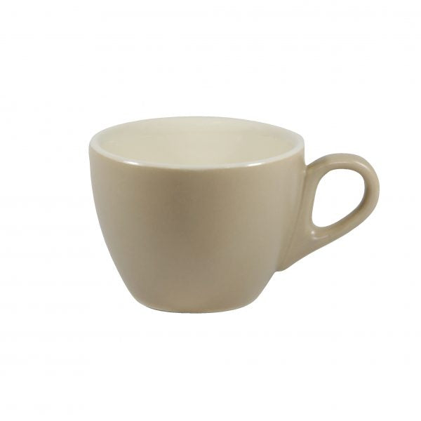Flat White Cup - 160ml, Harvest-White from Brew. made out of Stoneware and sold in boxes of 6. Hospitality quality at wholesale price with The Flying Fork! 