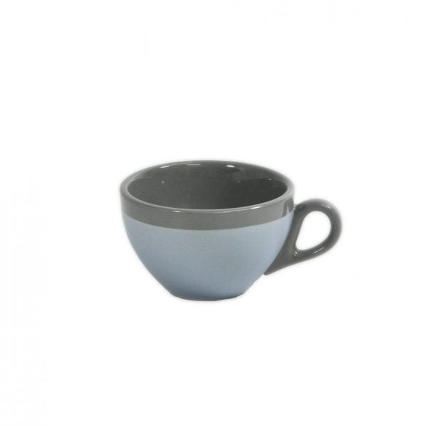 Cappuccino Cup - 220ml, Silver Ice from Brew. made out of Stoneware and sold in boxes of 6. Hospitality quality at wholesale price with The Flying Fork! 