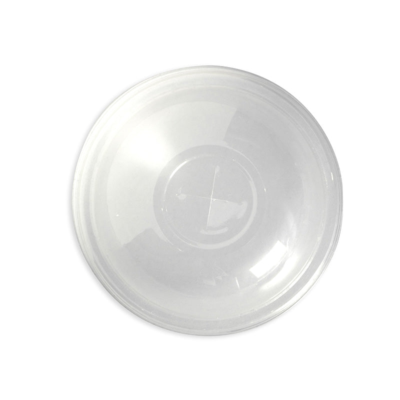 300-700ml cup dome lid with x-slot - clear - Carton of 1000 units
