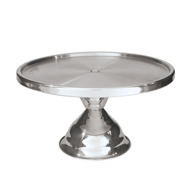 Cake Stand - S-S, Tall, 300 x 175mm from TheFlyingFork. Sold in boxes of 1. Hospitality quality at wholesale price with The Flying Fork! 
