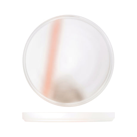Glass Plate - 350mm, Pink-Grey, Pigmento from Nude. made out of Glass and sold in boxes of 6. Hospitality quality at wholesale price with The Flying Fork! 