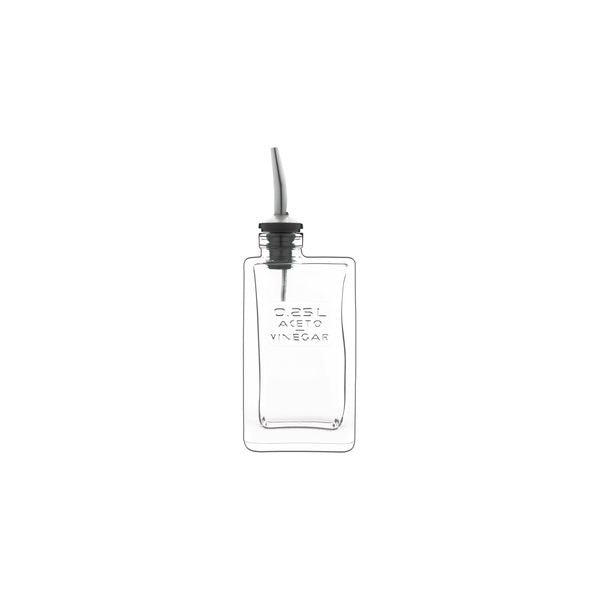 Glass Vinegar Bottle - 250ml, Optima from Luigi Bormioli. made out of Glass and sold in boxes of 12. Hospitality quality at wholesale price with The Flying Fork! 